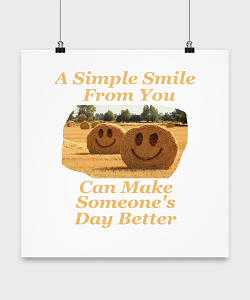 Kindness Poster for Kids and Adults Just a simple smile from you can make someone else's day better.