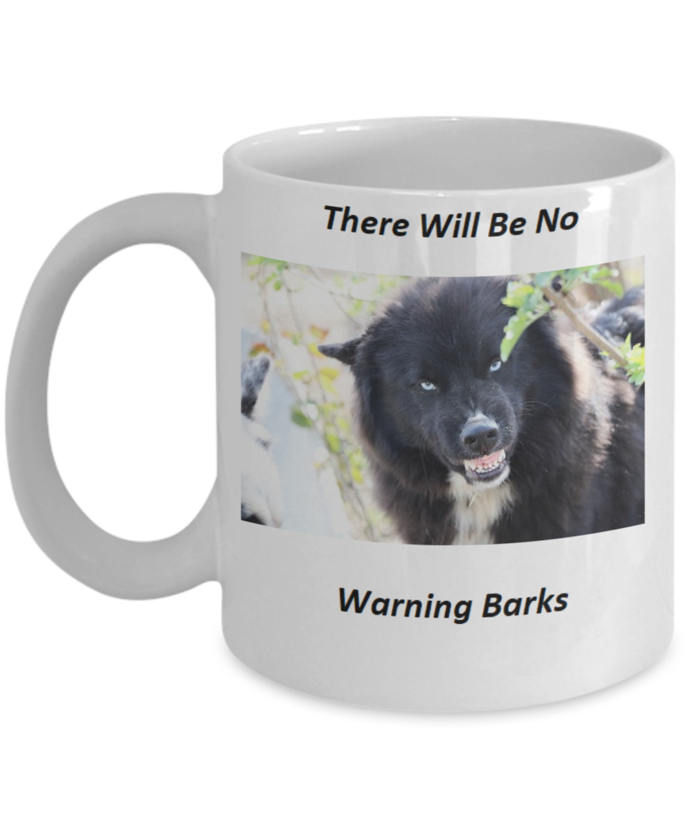 Animal Owners Coffee Mug. People who own dogs can appreciate the image and saying on this coffe mug. It brings a little humor plus truth to mind when viewing the image and saying on the sides of the mug.